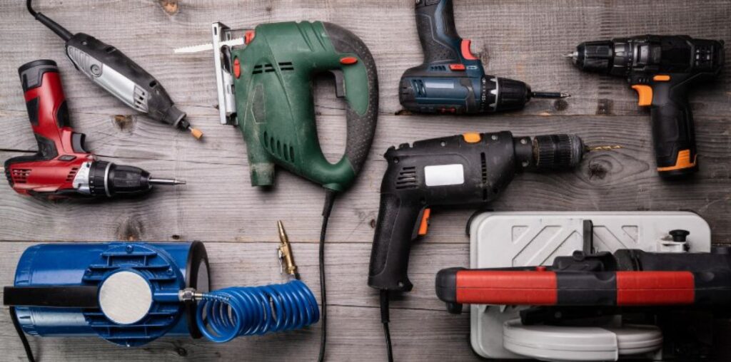 Powertools and Handtools used by humans